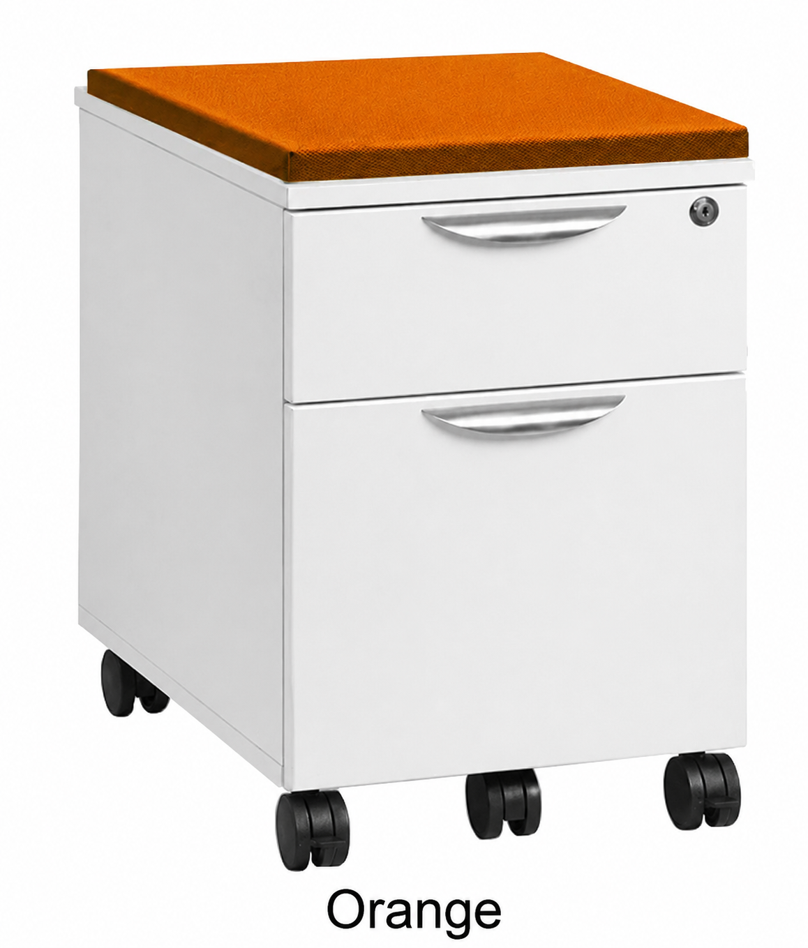 Mobile Ped w/Orange Cushion [+$70.00]